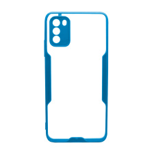Силиконовый чехол бампер Life Time для Xiaomi Poco М3 Голубой 