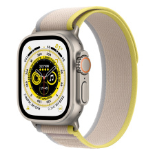 Apple Watch Ultra Умные часы Apple Watch Ultra GPS+Cellular 49mm Titanium Case Yellow/Beige Trail Loop S/M, (MNHR3) watch