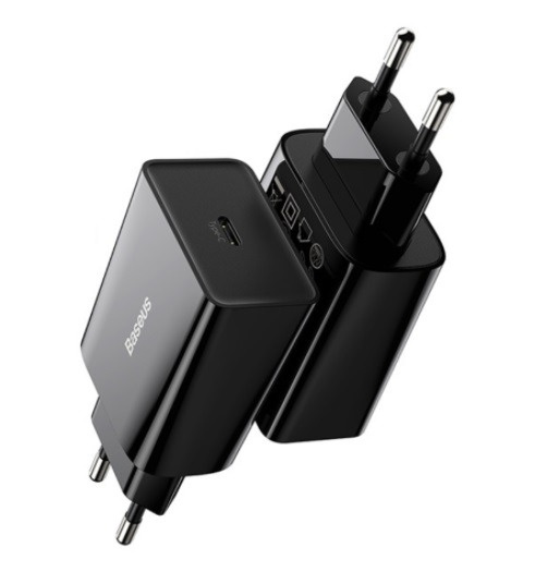 Сетевое зарядное устройство Baseus Speed Mini QC Quick Charger 1C 20W черное