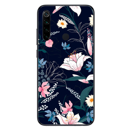 Гидрогелевое покрытие на заднюю панель смартфона Цветы лилии