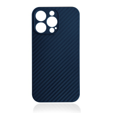 Силиконовый чехол Air Carbon для iPhone 13 Синий 