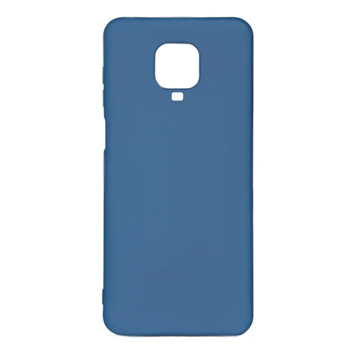 Силиконовый чехол Silicone Сover для Xiaomi Redmi Note 9 Синий