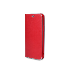 Чехол книжка Monarch c металлической окантовкой для Xiaomi Redmi Note 9 Pro Красный