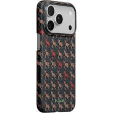 Чехол Pitaka Happiness Rides Ultra-Slim Case для iPhone 17 Pro Max (Ebon Kylin) Черно-коричневый
