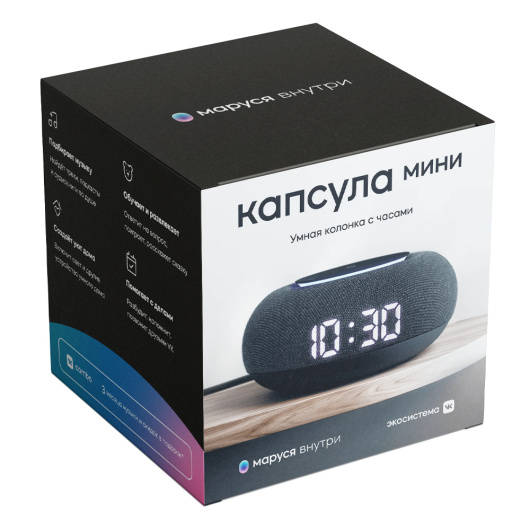 Умная колонка VK Капсула мини Черный