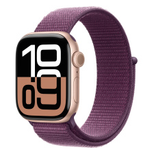 Apple Watch Series 10 Умные часы Apple Watch Series 10 5G 46 мм Rose Gold Aluminium Case with Textile Sport Loop Plum watch