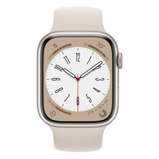 Умные часы Apple Watch Series 8 45 мм Aluminium Case Sport Band Сияющая звезда (Global)
