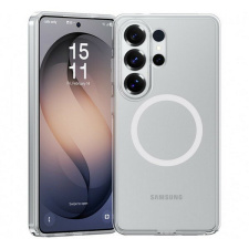 Силиконовый чехол Benks Crystal Case MagSafe для Samsung Galaxy S26 Ultra Прозрачный