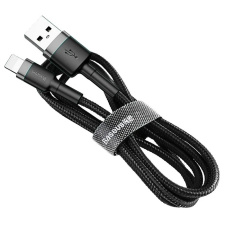 Кабель BASEUS Cafule 2.4A USB / Lightning  1м Черный