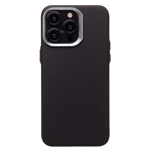 Чехол-накладка для Apple iPhone 16 SafeMag Carbon Черный