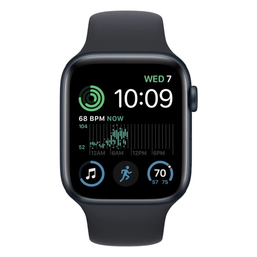 Умные часы Apple Watch Series SE Gen 2 44мм Aluminum Case with Sport Band Темная ночь M/L