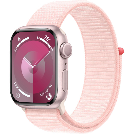 Умные часы Apple Watch Series 9 41 мм Aluminium Case with Light Pink Sport Loop Розовый MR953ZP/A