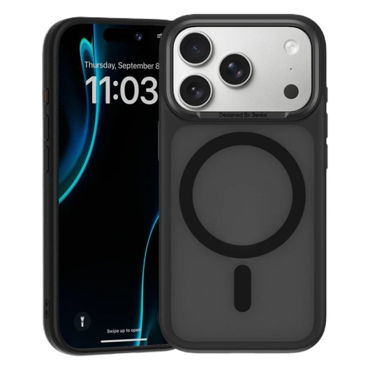 Силиконовый чехол Benks Mist Protective Case MagSafe для iPhone 17/18 Pro Max Черный