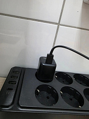 Сетевое зарядное устройство Baseus PicoGo GaN Fast Charger 1C 45W Черное — фото покупателя