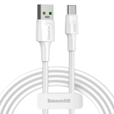 Кабель USB BASEUS White Series, USB VOOC - Type-C, 5A, 2 м, Белый