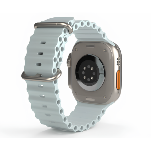 Умные часы Apple Watch Ultra 2 2024 49mm Natural Titanium Case Ice Blue Ocean Band (MYT03)