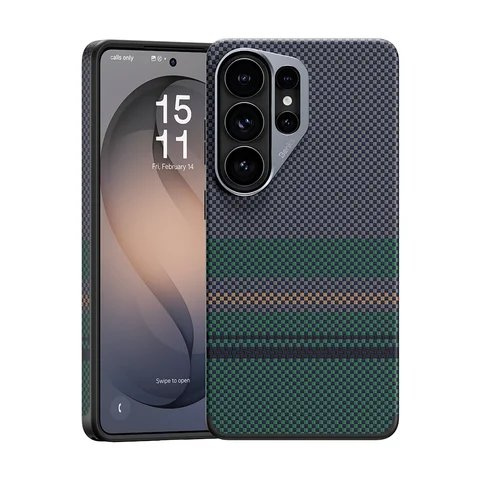 Чехол Benks Aurora ArmorPro Case built with Kevlar для Samsung Galaxy S26 Ultra Арктическое небо