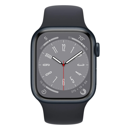 Умные часы Apple Watch Series 8 45 мм Aluminium Case Sport Band Темная ночь (Global)