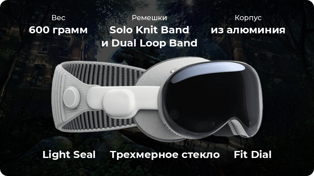 Очки смешанной реальности Apple Vision Pro 1Tb Серый