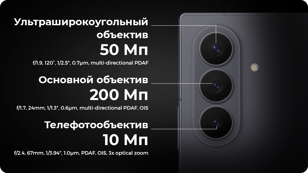 Samsung Galaxy Z Fold 8 Ultra F976B 12/256 GB Графитовый