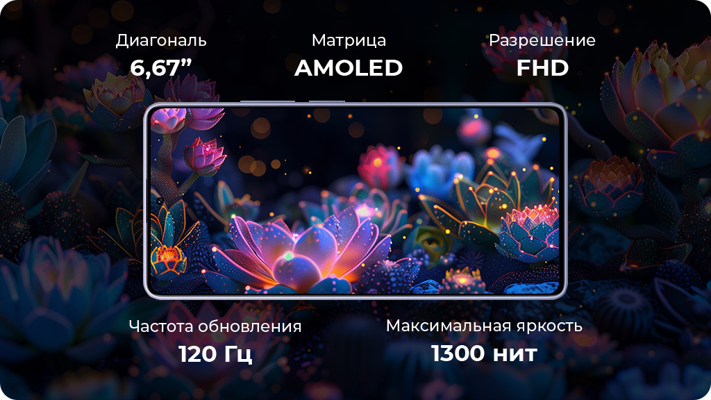 Xiaomi Redmi Note 14s 8/256 ГБ Global Черный