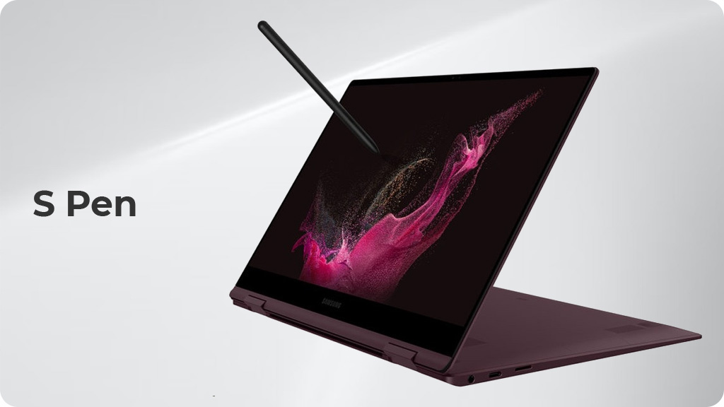 Ноутбук Samsung Galaxy Book2 Pro 360 15 (15.6, i7, Intel Iris Xe Graphics,16ГБ/1ТБ ) Розовый
