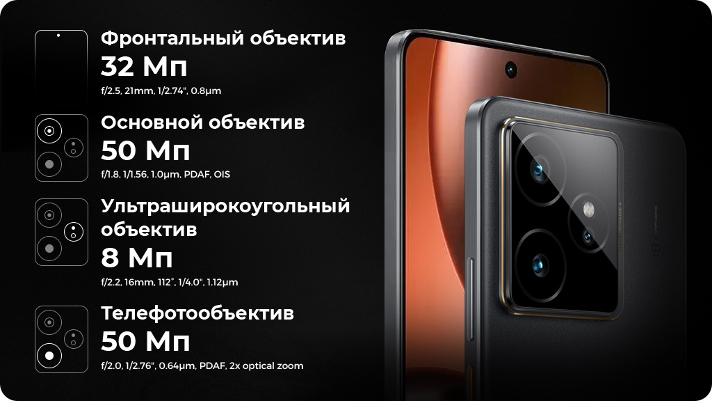 Realme GT 7 12/512GB РСТ черный