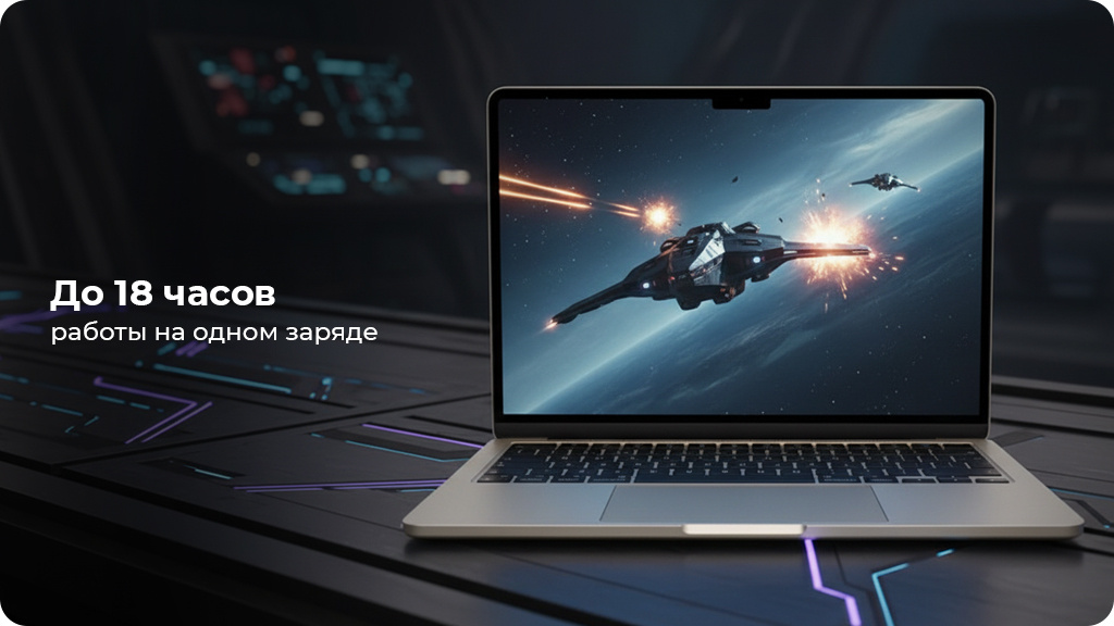 Ноутбук Apple MacBook Air 13.6 2025 M4 16GB/256GB Небесно-голубой (MC6T4)