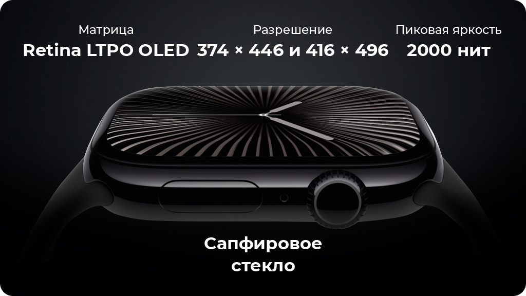 Умные часы Apple Watch Series 10 42 мм Rose Gold Aluminium Case with Sport Band Light Blush S/M