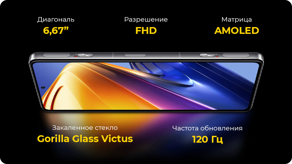 Xiaomi Poco F4 GT 5G 8/128Gb Серебристый Global Version