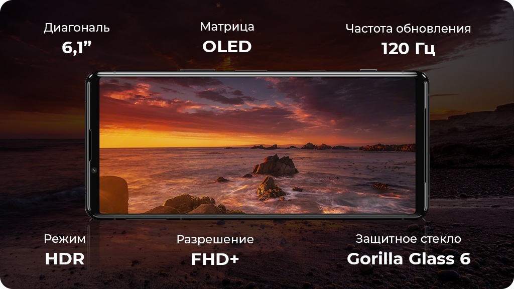 Sony Xperia 5 III 8/256Gb (XQ-BQ72) Черный