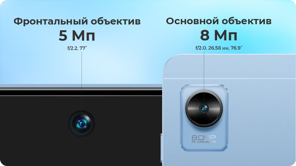 Планшет Realme Pad mini 4 ГБ/64 ГБ, Wi-Fi, серый
