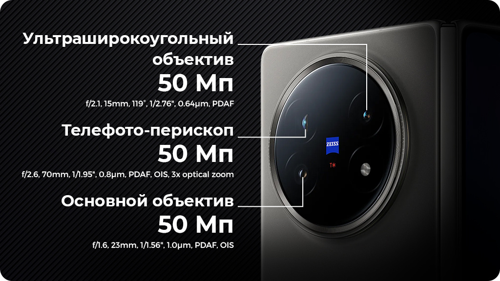 Vivo X Fold 5 16/512Gb Global Серый