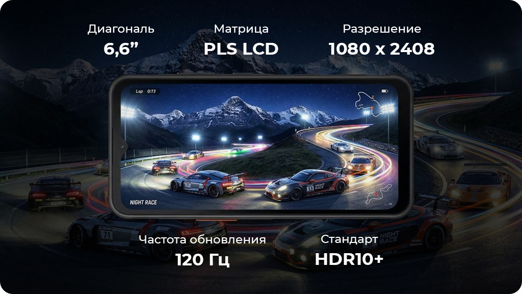 Samsung Galaxy XCover 7 6/128Gb Черный