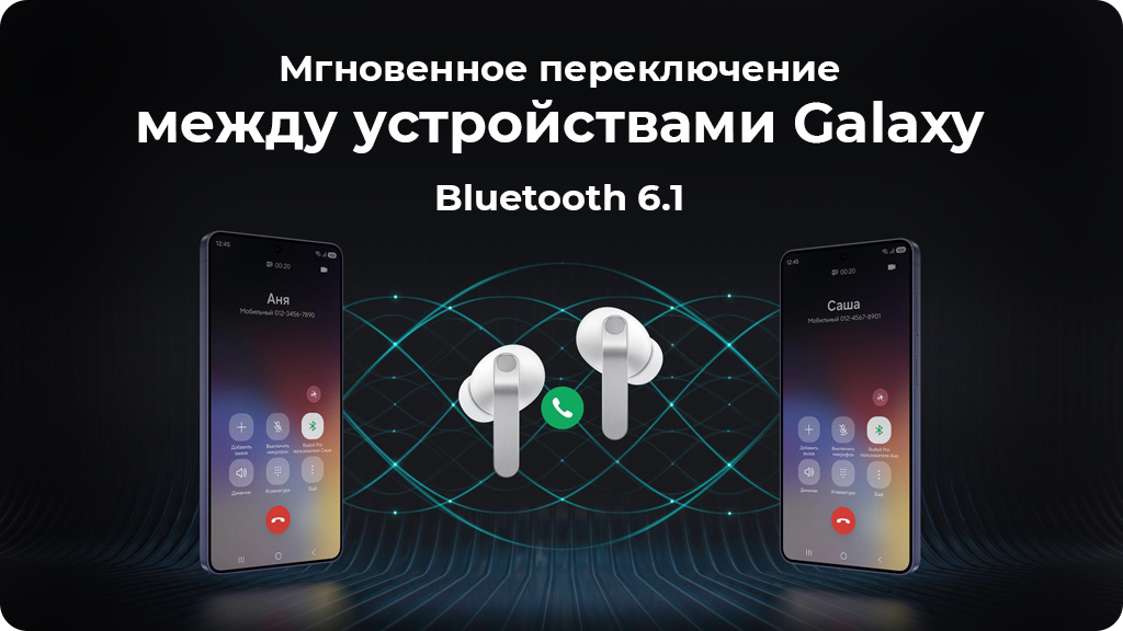 Беспроводные наушники Samsung Galaxy Buds 4 Pro, Black (R640)