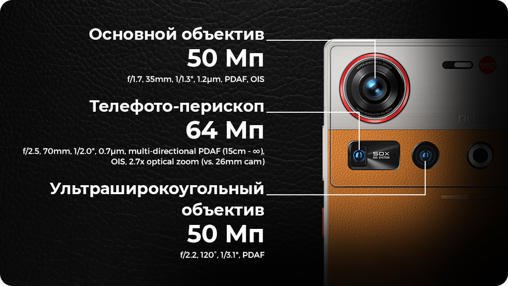 ZTE Nubia Z70S Ultra 16/512Gb Global Черный