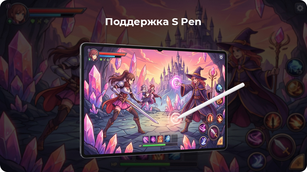 Планшет Samsung Galaxy Tab S11 Ultra 5G 12/256 ГБ Серый