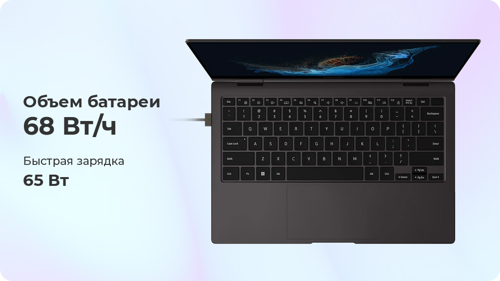 Ноутбук Samsung Galaxy Book2 Pro 360 15 (15.6, i7, Intel Iris Xe Graphics,16ГБ/1ТБ ) Розовый