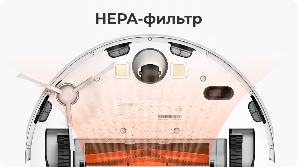 Робот-пылесос Xiaomi MiJia Robot Vacuum-Mop 2 (MJST1S), белый CN
