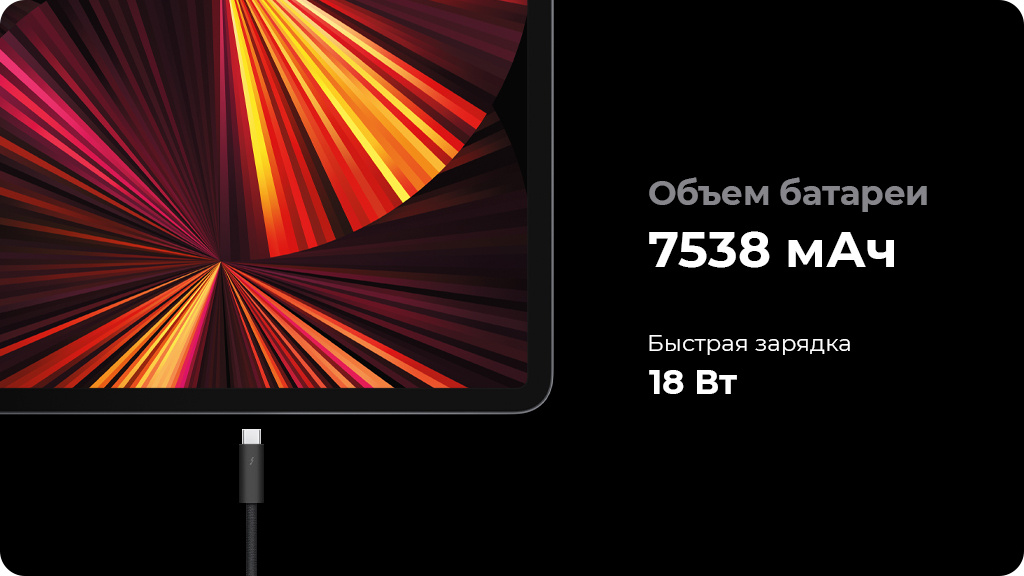 Apple iPad Pro 11 (2021) 128Gb Wi-Fi + Cellular Серебристый