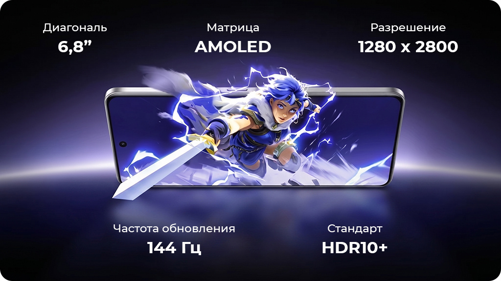 Realme P4 Power 12/256Gb РСТ Серебристый