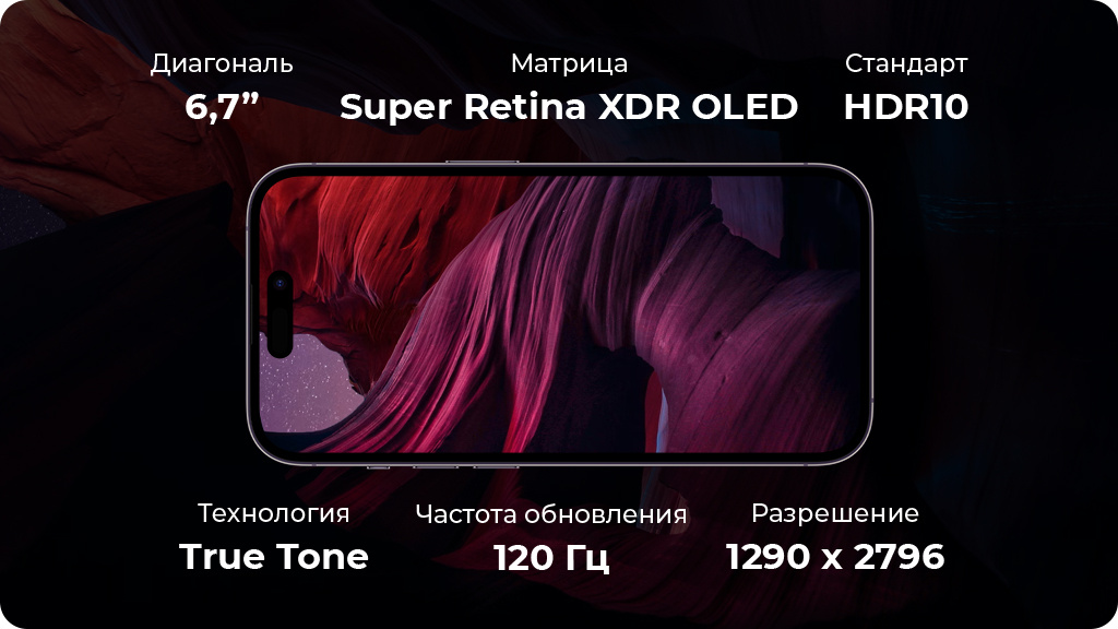 Apple iPhone 14 Pro Max 256 ГБ Deep Purple (JP)