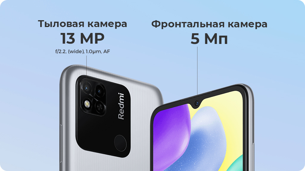 Xiaomi Redmi 10A 4/128Gb Серебристый Global Version