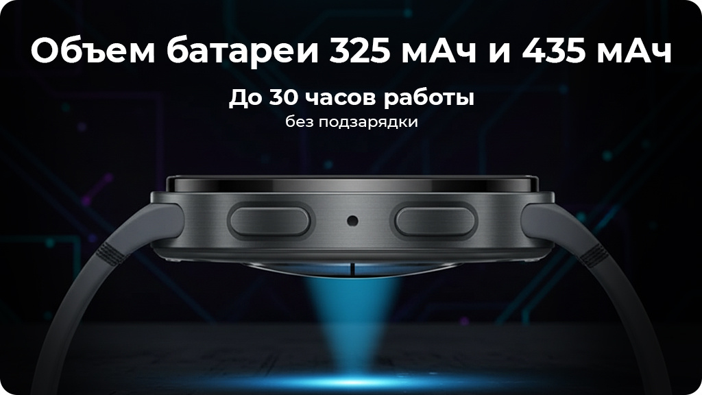 Умные часы Samsung Galaxy Watch 8 Wi-Fi NFC 44мм Серебристый