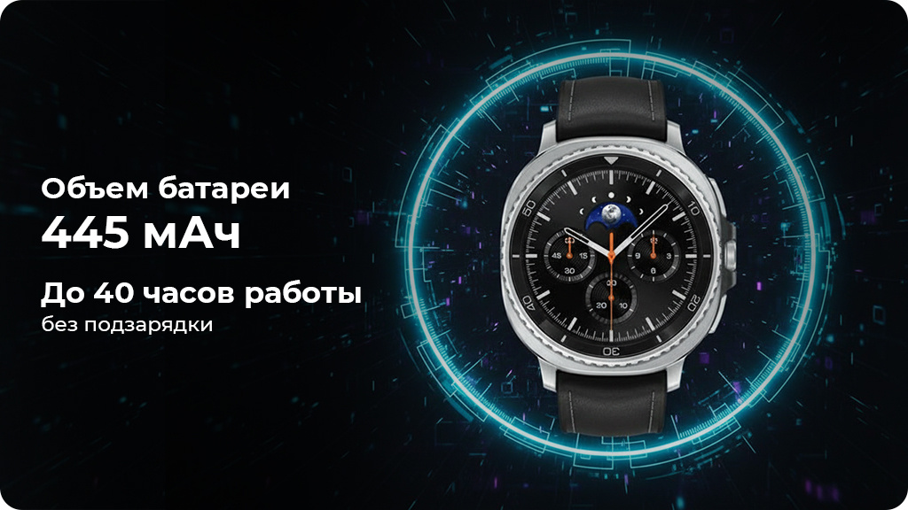 Умные часы Samsung Galaxy Watch 8 Classic Wi-Fi NFC 46мм Белый