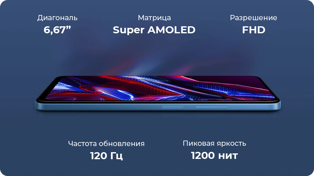 Xiaomi Poco X5 5G 6/128Gb Голубой Global Version