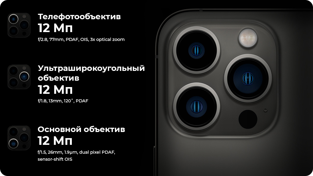 Apple iPhone 13 Pro Max 256Gb Серебристый EAC