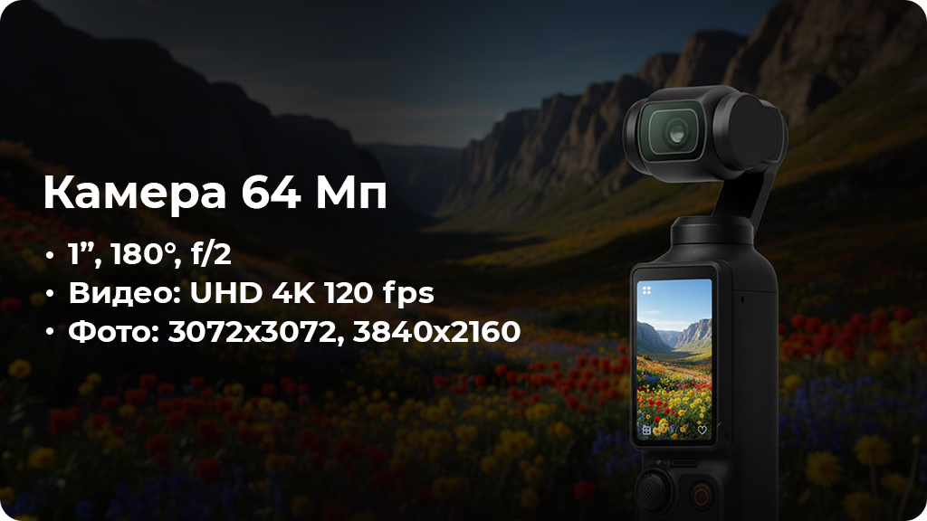 Экшн-камера DJI Pocket 3 Creator Combo