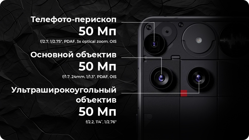 Nothing Phone (3) 16/512 ГБ, черный