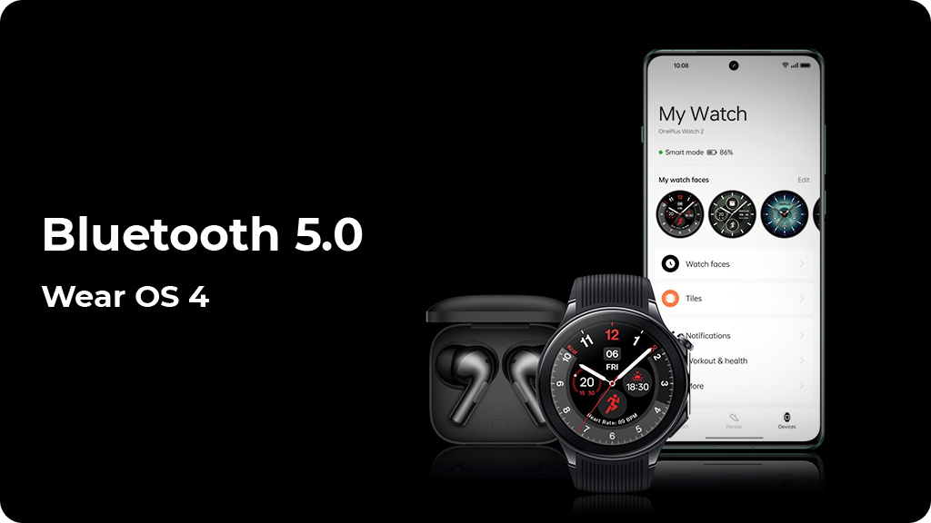 Умные часы OnePlus Watch 2 Global Черный
